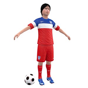 3ds max soccer kid