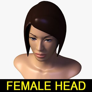 3dsmax female head
