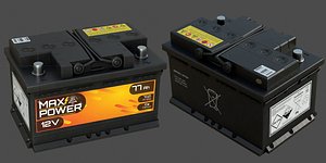 3D Car Battery