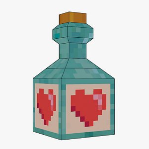 3D Poison Bottle