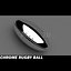 Chrome rugby ball