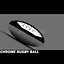 Chrome rugby ball