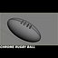 Chrome rugby ball
