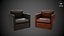Sillón de cuero v3