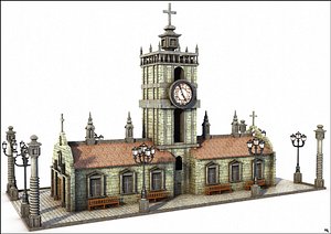 church catholic 3D model