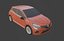 3D 5 mini cars hyundai model
