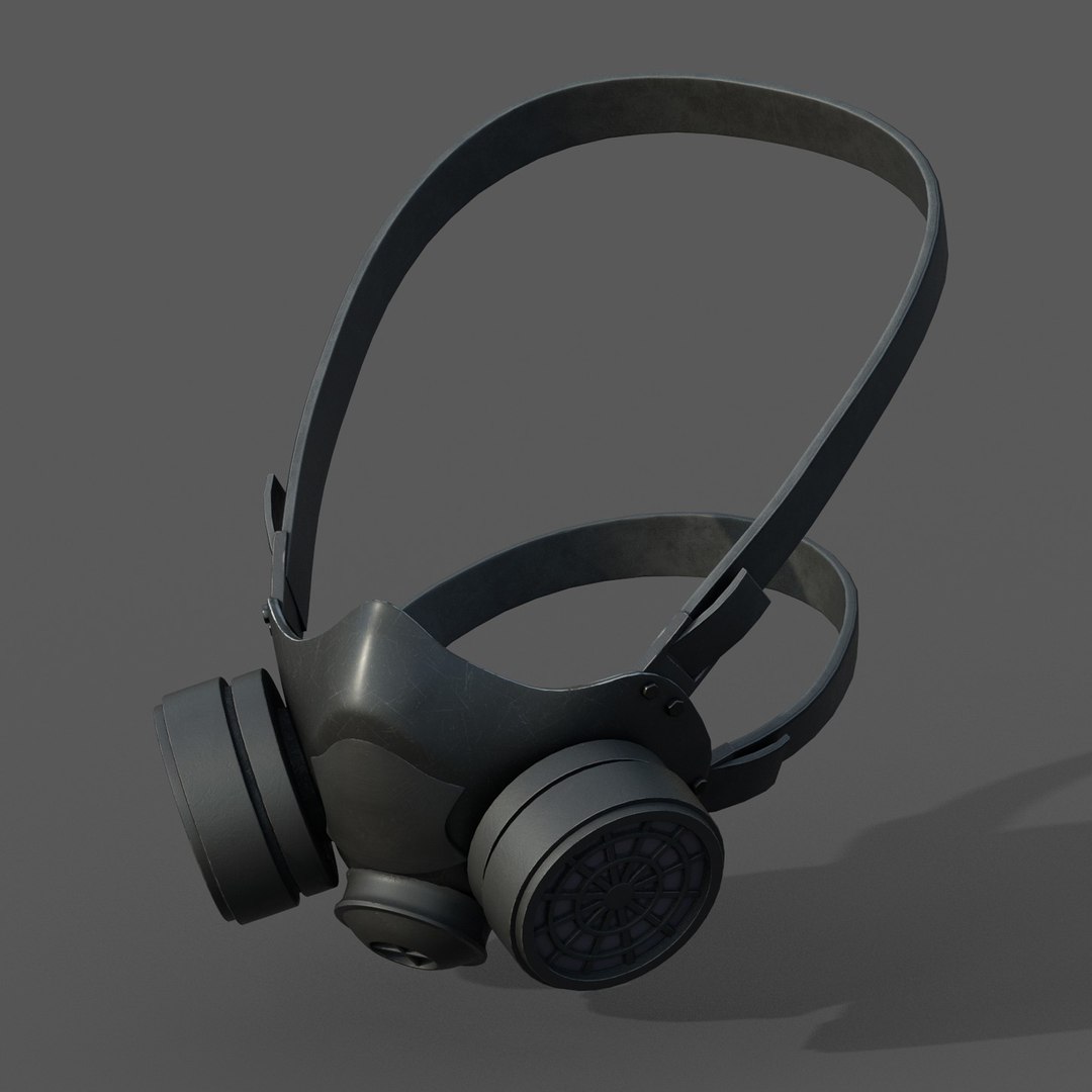 3D gas mask model - TurboSquid 1517587
