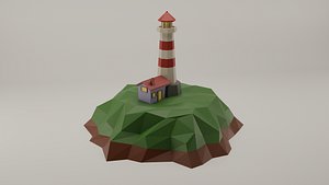 3D Lighthouse island toy