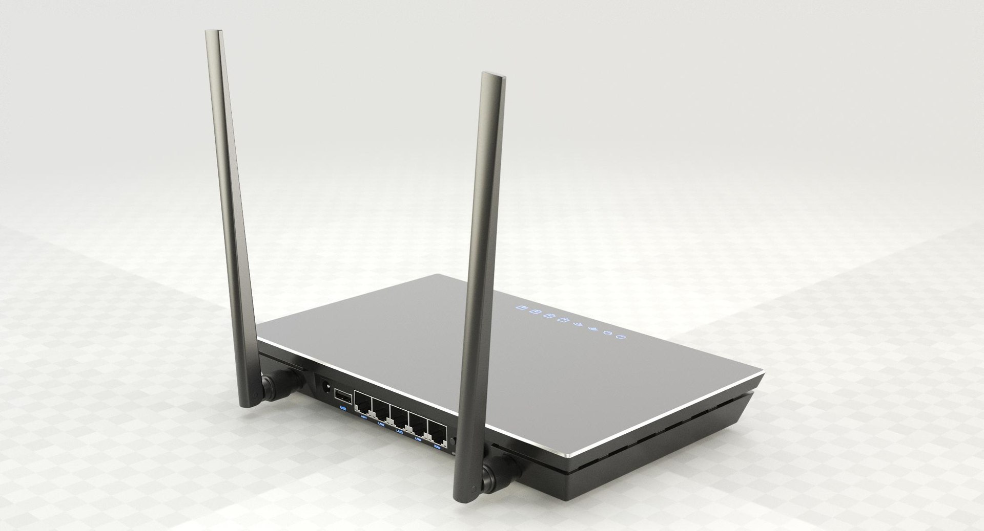 Router Network Connection Model - TurboSquid 1418759
