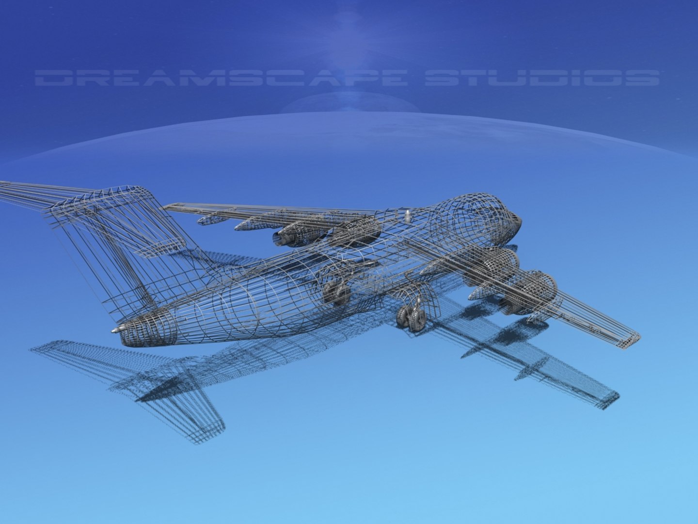 3d model turbines bae jet