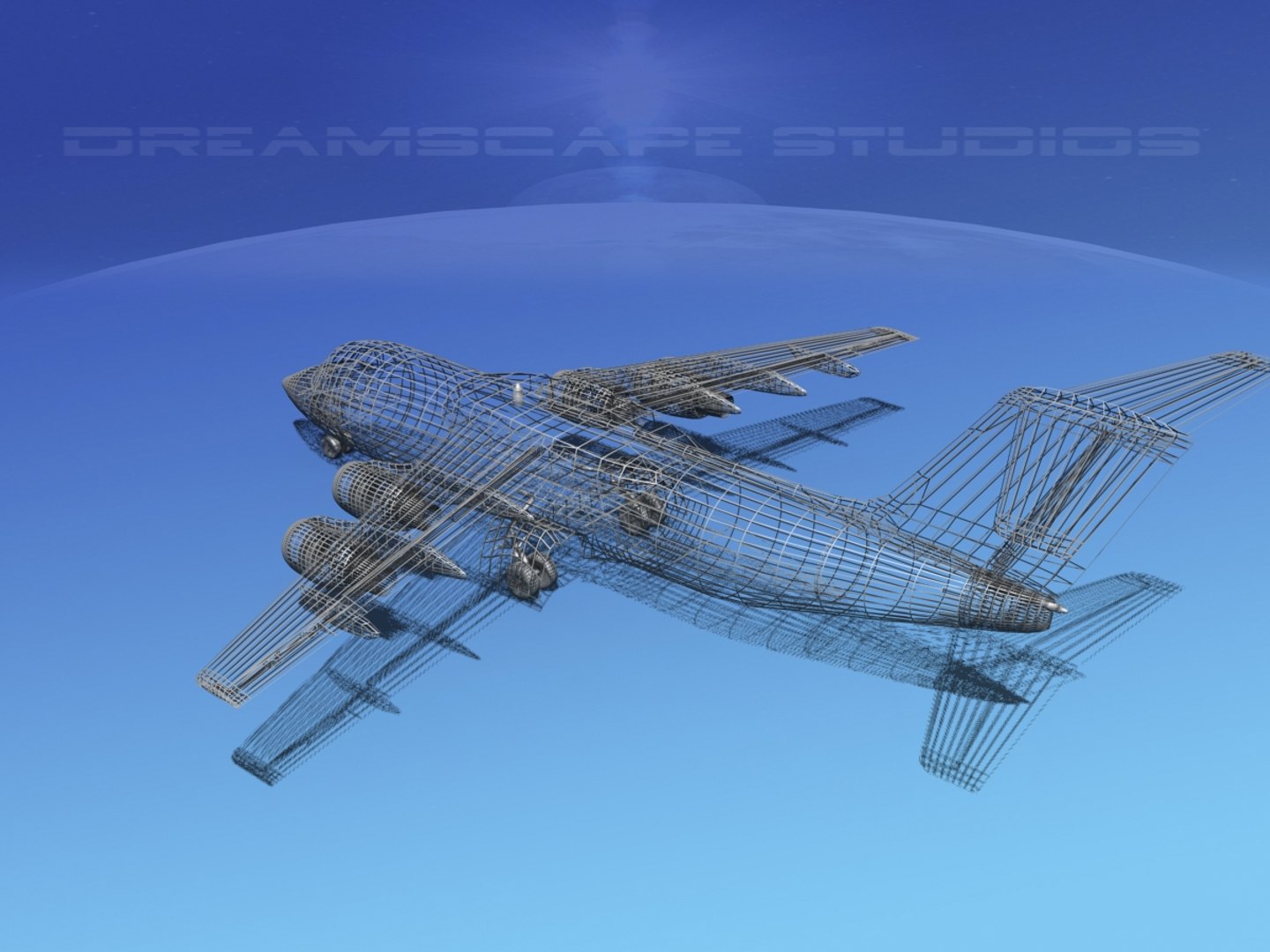 3d model turbines bae jet