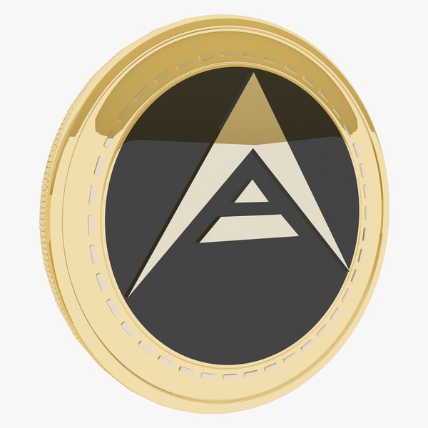 3D Ark Cryptocurrency Gold Coin