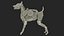Futuristischer Roboterhund Weiß