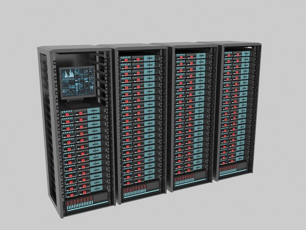 Server Rack 3d Model Turbosquid