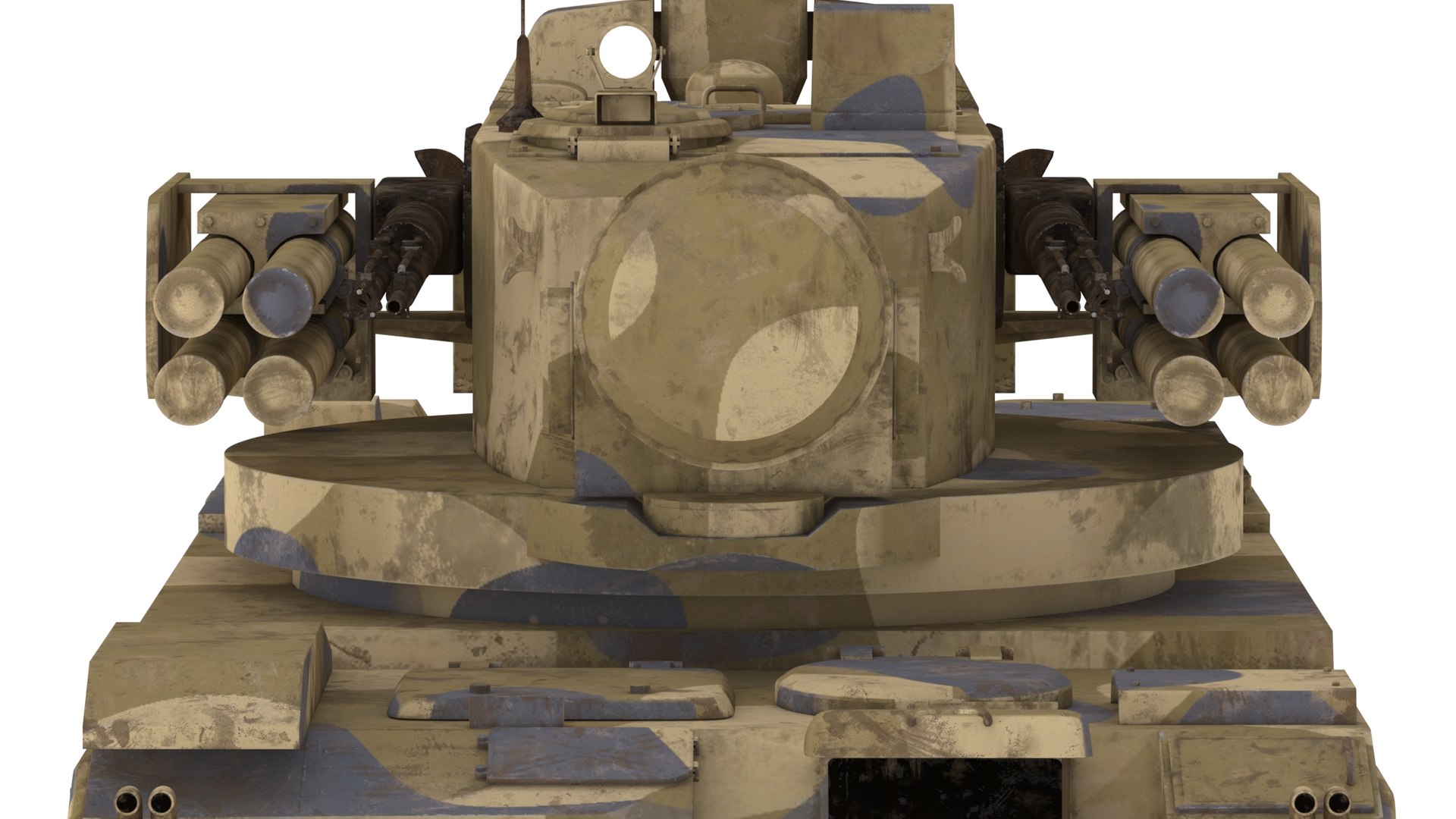 3D 2K22 Tunguska Low Poly Model - TurboSquid 1821475