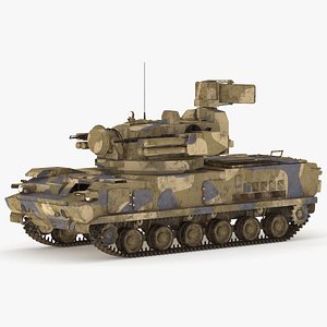 3D 2K22 Tunguska Low Poly model