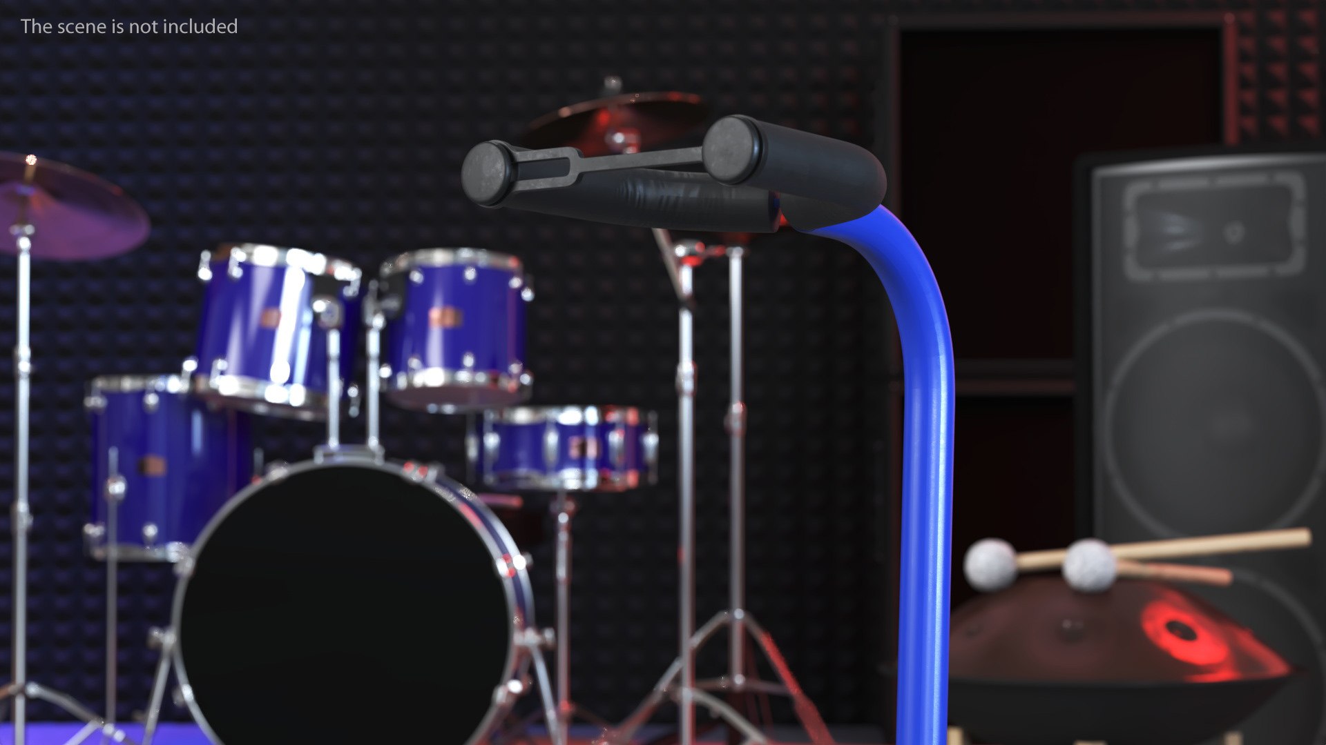 Guitar Rack Blue 3D Model - TurboSquid 2376585
