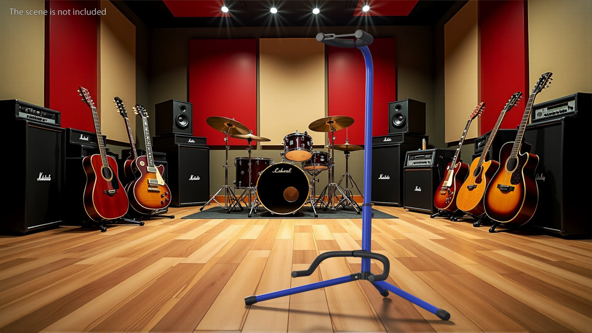 Guitar Rack Blue 3D Model - TurboSquid 2376585
