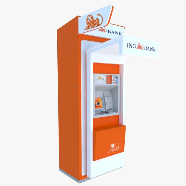 atm machine bank 3d model