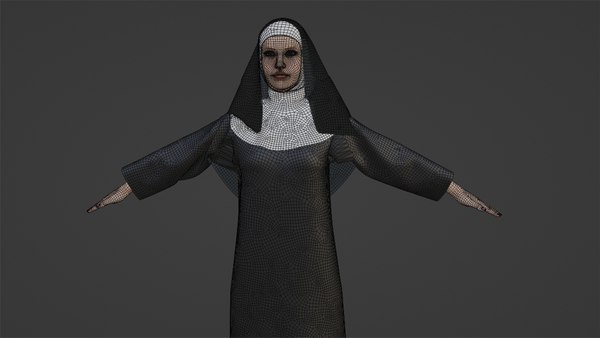 リアルな教会の母キャラクター3Dモデルを装備3Dモデル - TurboSquid 2173651