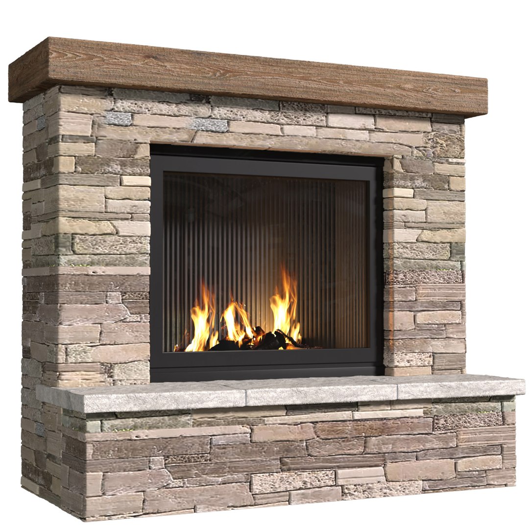 Rustic Farmhouse Fireplace Country Style 3D Model - TurboSquid 2012944