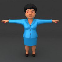 Secretary female character