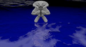 3D ontu fantasy creature model