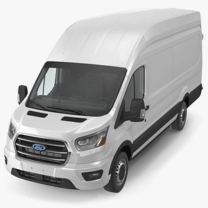 3D Ford Transit Cargo 2020 Simple Interior