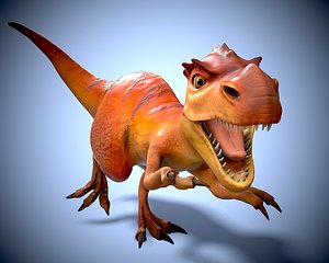 Chrome dino- 3d animated! - Download Free 3D model by the_goobadooba  (@the_goobadooba) [d1e8d87]