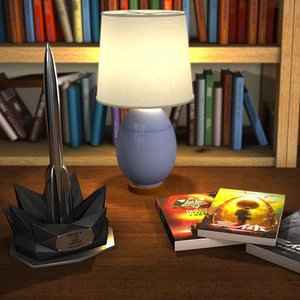 The three body trilogy three body best novel trophy desk lamp of desk bookcase