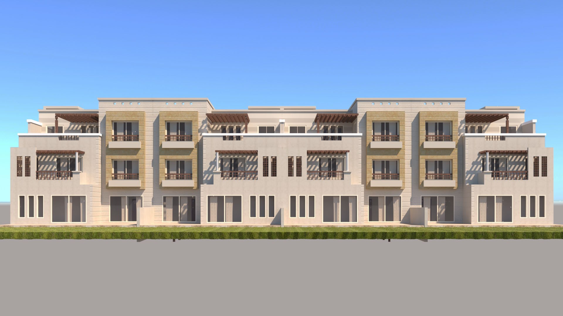 Townhouse 3D model - TurboSquid 1724209