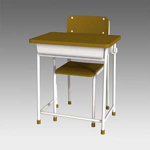 3d model of desk chair