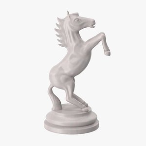 Chess Pieces - Knight White