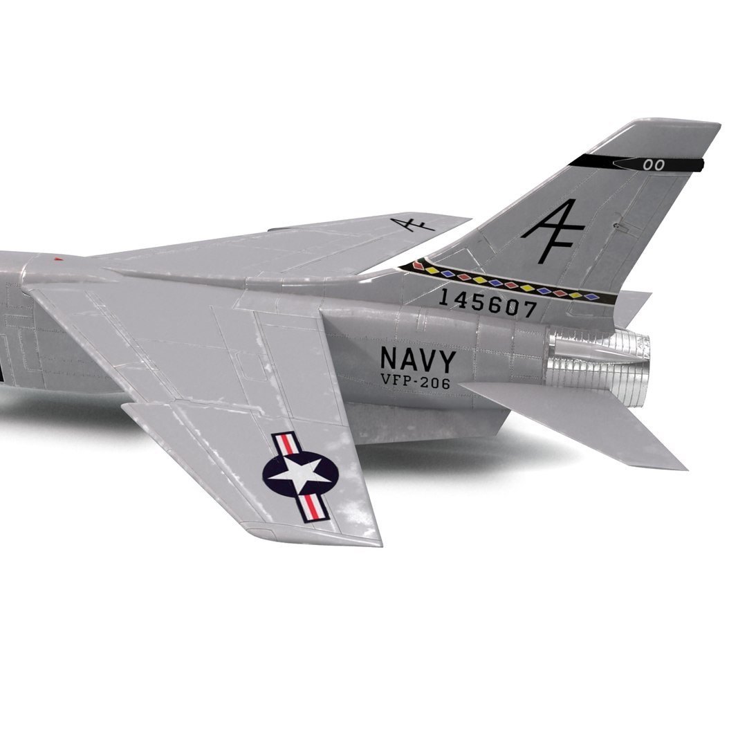 3d model of f8 crusader navy fighter aircraft https://p.turbosquid.com/ts-thumb/Af/VV0KXj/uQnicxxN/f8crusadernavyfighteraircraft_23/jpg/1406025955/1920x1080/fit_q87/872b4546b90fb55ae4b85429cc24ad82ba50b333/f8crusadernavyfighteraircraft_23.jpg