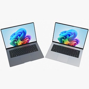 Samsung Galaxy Book6 16 inch Gray and Silver Rigged