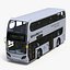 Alexander Dennis Enviro400 Double Decker Bus Rigged 3D model