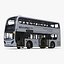 Alexander Dennis Enviro400 Double Decker Bus Rigged 3D model