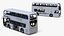 Alexander Dennis Enviro400 Double Decker Bus Rigged 3D model