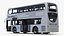 Alexander Dennis Enviro400 Double Decker Bus Rigged 3D model