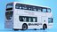 Alexander Dennis Enviro400 Double Decker Bus Rigged 3D model