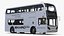 Alexander Dennis Enviro400 Double Decker Bus Rigged 3D model