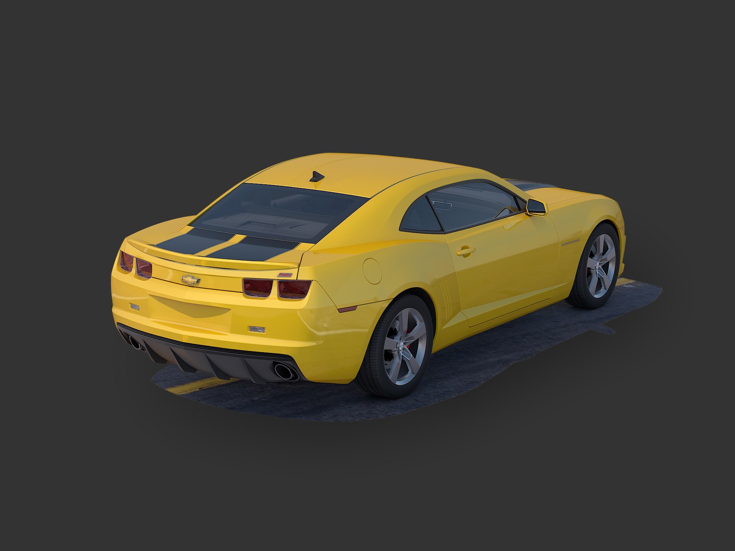 Chevrolet Camaro SS 2010 model https://p.turbosquid.com/ts-thumb/Af/YSdrKb/q0/chevrolet_camaro02/jpg/1705664777/1920x1080/fit_q87/b01a655d70691c513f27ad254725ac3ca8370e3c/chevrolet_camaro02.jpg