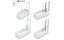 Set of baths RAVAK set 54 (10 , Classic, Chrome, Campanula II)