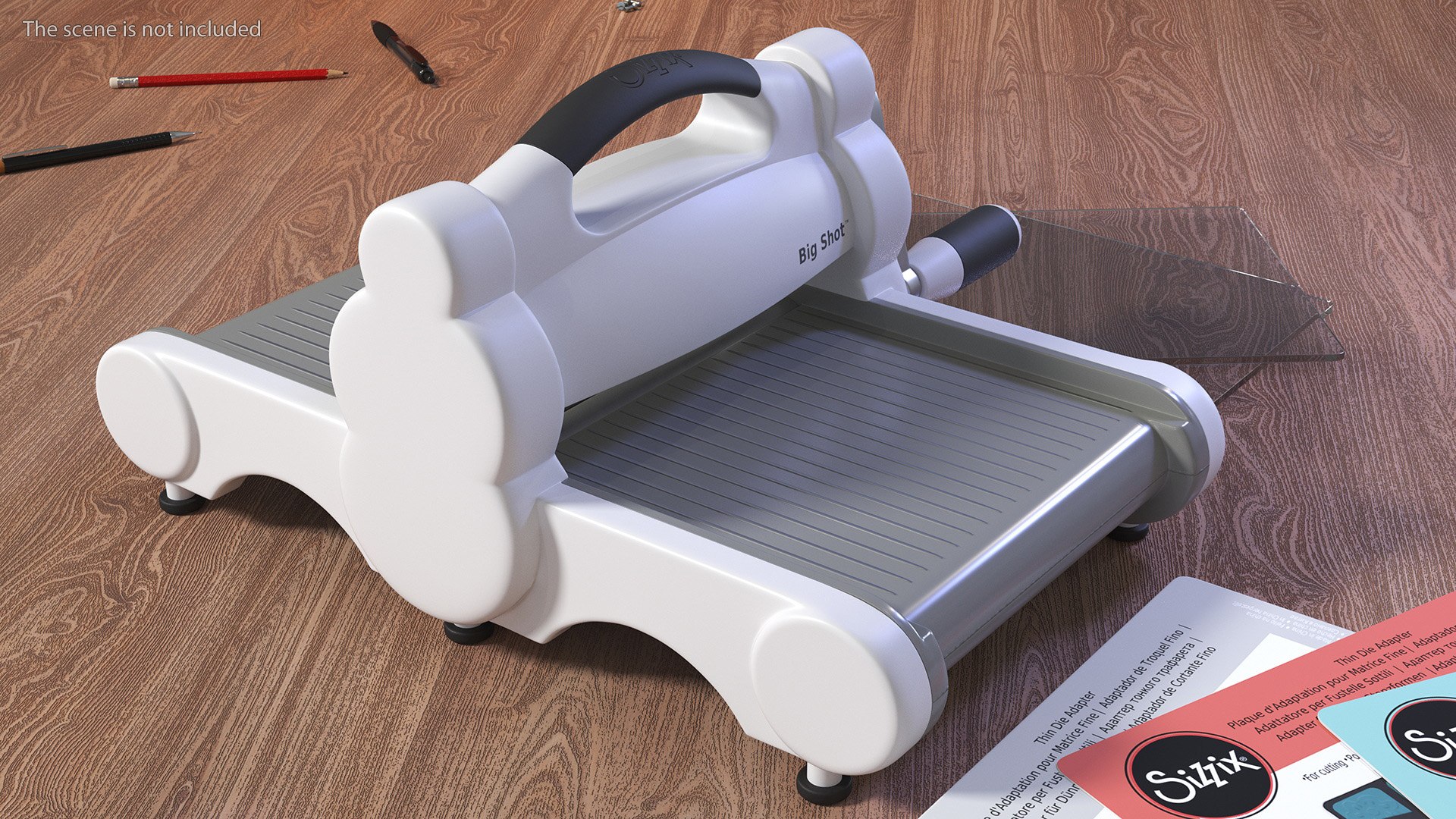 Big Shot Machine Sizzix with Accessories 3D model https://p.turbosquid.com/ts-thumb/Af/b9Dsem/7k/bigshotmachinesizzixwithaccessoriesc4dmodel003/jpg/1681381167/1920x1080/fit_q87/ee2dbd00e59b7add2f48edd32cb3f2e0e6cd77ee/bigshotmachinesizzixwithaccessoriesc4dmodel003.jpg