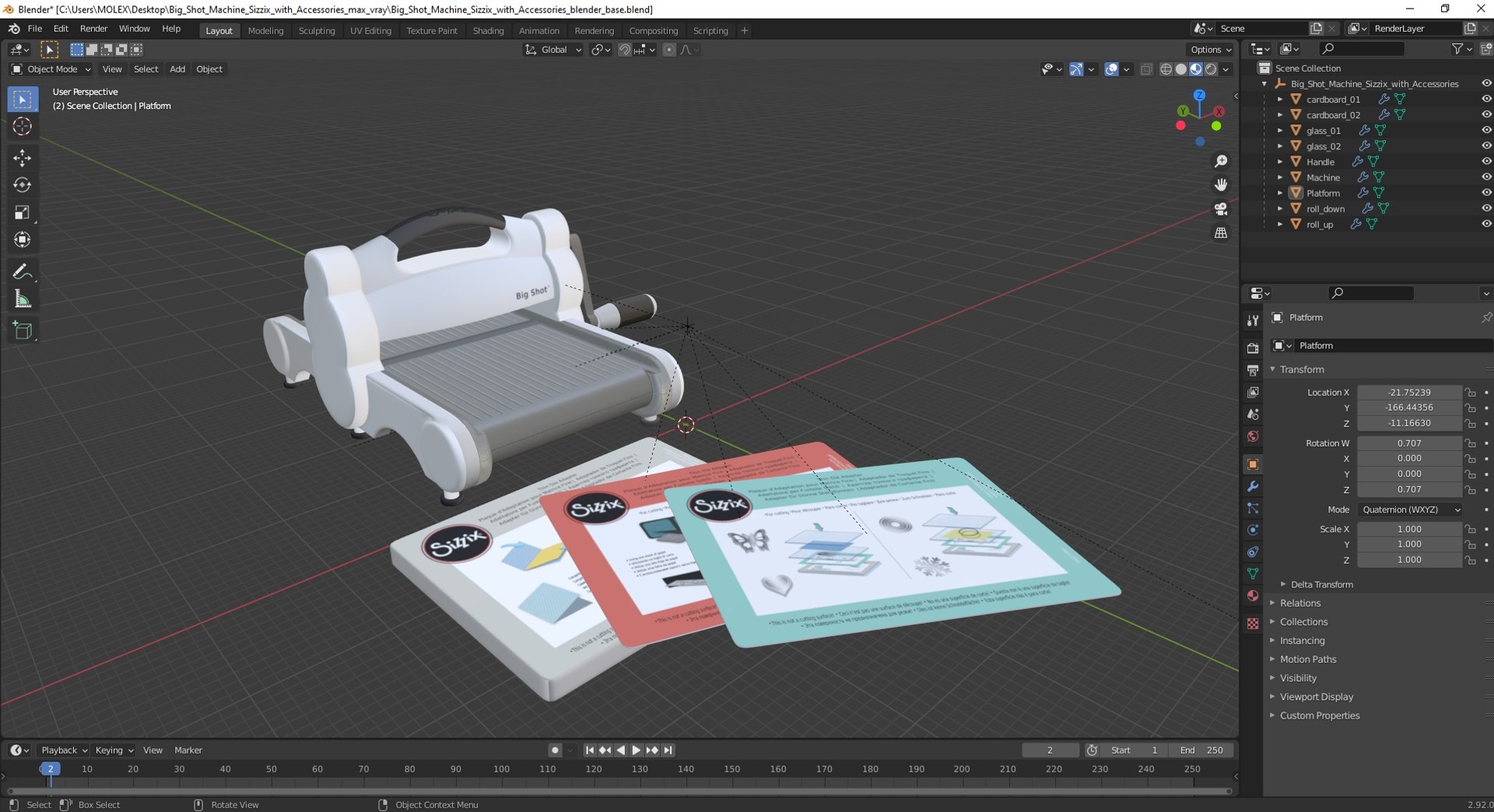Big Shot Machine Sizzix with Accessories 3D model https://p.turbosquid.com/ts-thumb/Af/b9Dsem/E8/bigshotmachinesizzixwithaccessoriesc4dmodel034/jpg/1681381243/1920x1080/fit_q87/2cdb836464c1bab5db14fff7267c8521c75310b9/bigshotmachinesizzixwithaccessoriesc4dmodel034.jpg