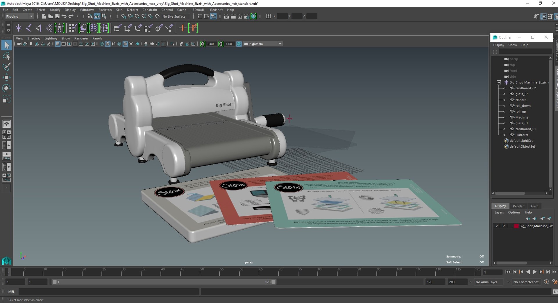 Big Shot Machine Sizzix with Accessories 3D model https://p.turbosquid.com/ts-thumb/Af/b9Dsem/lN/bigshotmachinesizzixwithaccessoriesc4dmodel037/jpg/1681381251/1920x1080/fit_q87/b1796e4820727d83860480b54aecb045ee6277c6/bigshotmachinesizzixwithaccessoriesc4dmodel037.jpg