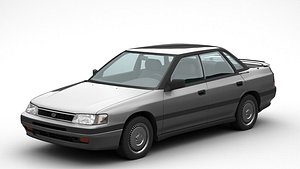 Subaru Legacy 1990 3D model