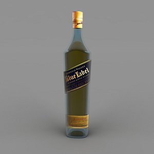 blue label bottle model