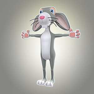 cartoon rabbit 1