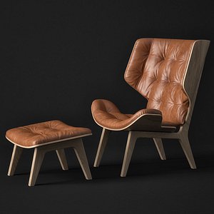 Mammoth Chair with ottoman by NORR11
